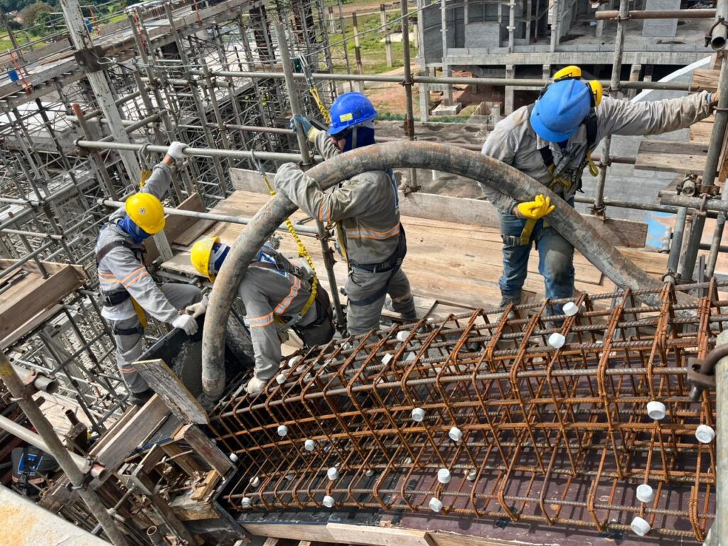 Concretagem do Arco Inferior NBPE Setor A